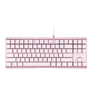 CHERRY 樱桃 MX BOARD 3.0S TKL 87键 有线机械键盘 正刻 粉色 Cherry红轴 无光