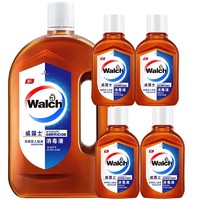 Walch 威露士 消毒液1L+60ml*4