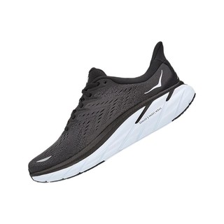 HOKA ONE ONE Clifton 8 男子跑鞋 1121374-BWHT 黑色/白色 42.5