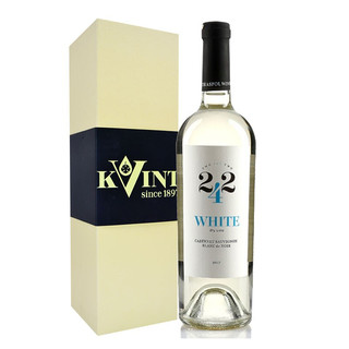 KVINT 克文特 PLUS：摩尔多瓦克文特242系列 赤霞珠黑中白 干白葡萄酒 750mL单支装