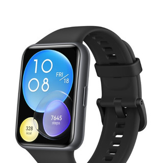 HUAWEI 华为 WATCH FIT 2 活力款 智能手表 黑色表壳 幻夜黑硅胶表带 (GPS、血氧、心率）