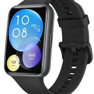 HUAWEI 华为 WATCH FIT 2 活力款 智能手表 黑色表壳 幻夜黑硅胶表带 (GPS、血氧、心率）