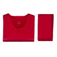 Hodohome 红豆居家 女士秋衣秋裤套装 CN102 基础款 大红 160/85