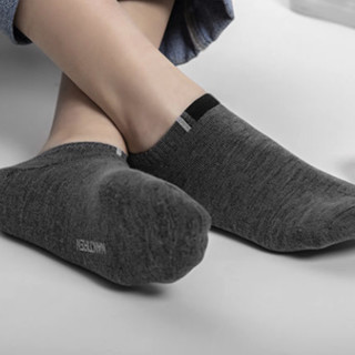 南极人 袜子男士短袜夏季吸汗防臭纯色低帮薄款隐形袜船袜中筒棉袜