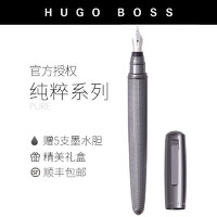 HUGO BOSS HSY6032 纯粹系列 纹理黑铬 钢笔