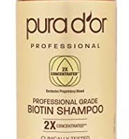PURA D'OR 专业级洗发水抗脱发生物素洗发水，男女适用