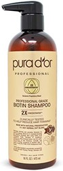 PURA D&#39;OR 专业级洗发水抗脱发生物素洗发水，男女适用