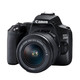 Canon 佳能 EOS 250D 单反数码相机 +18-55mm III 镜头 黑色套机 （200D二代200DII同款海外版）