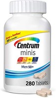 Centrum 善存 Minis 男士50+多种维生素/多种矿物质补充剂片剂，280片