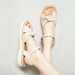 reddragonfly红蜻蜓女鞋平底凉鞋女22年夏季新款小清新搭裙子女式凉鞋