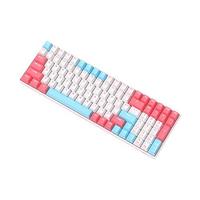 ROYAL KLUDGE RK860 100键 2.4G蓝牙 多模无线机械键盘 奶昔 TTC月白轴 单光