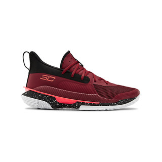 UNDER ARMOUR 安德玛 Curry 7 男子篮球鞋 3021258-605 瓦红色 41