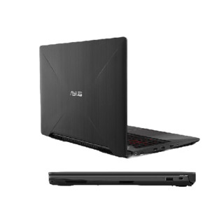 ASUS 华硕 飞行堡垒 FX63VD 七代酷睿版 15.6英寸 游戏本 黑色（酷睿i5-7300HQ、GTX 1050 4G、8GB、1TB HDD、1080P）