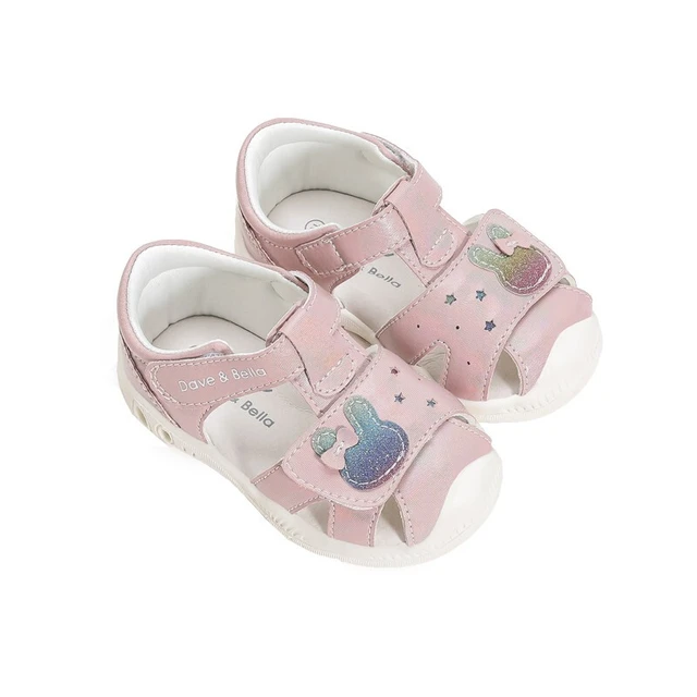 DAVE&BELLA 戴维贝拉 DB17647 女童学步公主凉鞋