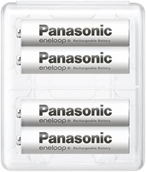 Panasonic 松下 电器 eneru-pu 4 节 AAA 可充电电池 4 包标准型号 BK – 4MCC/4SA