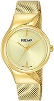 SEIKO 精工 Pulsar Quarz 女士手表 不锈钢 带金属表带