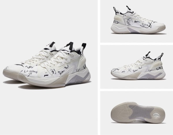 20点开始lining李宁战隼low男款减震回弹篮球鞋abas045