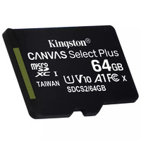 Kingston 金士顿 SDCS2系列 Micro-SD存储卡 64GB（UHS-I、V10、U1、A1）