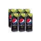 pepsi 百事 可乐青柠味330ml*6罐碳酸饮料0糖0卡口味火锅解辣酷爽蔡徐坤