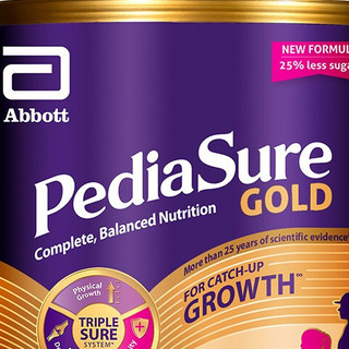 PediaSure 小安素系列 儿童特殊配方奶粉 新加坡版 香草味 850g