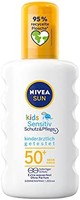 NIVEA 妮维雅 SUN 儿童敏感肌防晒喷雾 1 件装(1 × 200 毫升),SPF 50+ ,适用于敏感的儿童肌肤