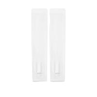 JIWU 苏宁极物 中性基础防晒冰袖 白色 套指款