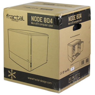 Fractal Design 分形工艺 Node 804 黑色 M-ATX机箱 半侧透 黑色