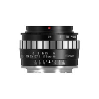 TTArtisan 铭匠光学 23mm f1.4定焦微单镜头适用X卡口m口m43口Z口E卡口相机 黑银 富士口