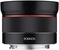 ROKINON AF 24mm f/2.8 广角自动对焦镜头适用于索尼 E 安装，黑色