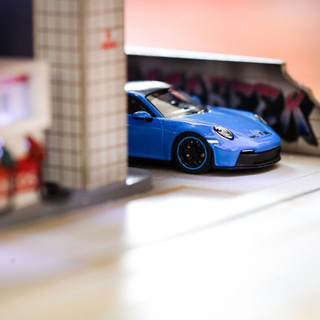 Minichamps 1:64保時捷 Porsche 911(992) GT3合 【1/64 911(992) GT3 蓝色】 5月份到货