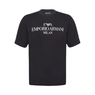 EMPORIO ARMANI 阿玛尼 男士圆领短袖T恤 3H1TN11JCQZF157 藏青色 XS