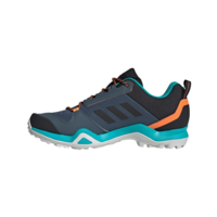 adidas 阿迪达斯 Terrex Ax3 男子徒步鞋 FV6852 黑/湖蓝色/亮橘色 43
