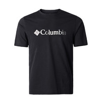 Columbia 哥伦比亚 男子运动T恤 AE1415-010 黑色 M