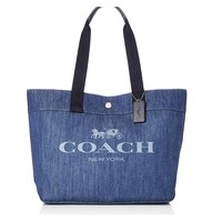 COACH 蔻驰 经典托特帆布包 大LOGO 到手不到千元