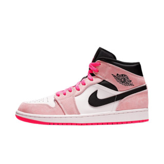 AIR JORDAN 正代系列 Air Jordan 1 Mid SE 男子篮球鞋 852542-801 粉/红 45.5