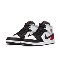 AIR JORDAN 正代系列 Air Jordan 1 Mid SE 男子篮球鞋 852542-100 黑/白/红 41