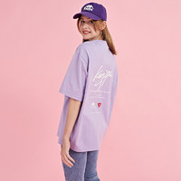 Kappa 卡帕 男女运动T恤K0CX2TD08D 神秘紫-4553 M
