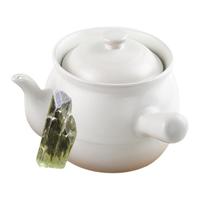 KANGSHU 康舒 砂锅(17cm、3.6L、陶瓷、白色)