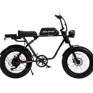 SOLOMO 索罗门 Y1 电动自行车 TDS0019Z 48V25Ah石墨烯锂电池 黑色 至尊版
