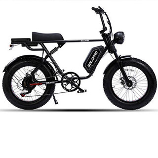 SOLOMO 索罗门 Y1 电动自行车 TDS0019Z 48V25Ah石墨烯锂电池 黑色 至尊版