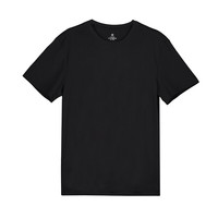 京东京造 女士圆领短袖T恤 100020236010 黑色 M