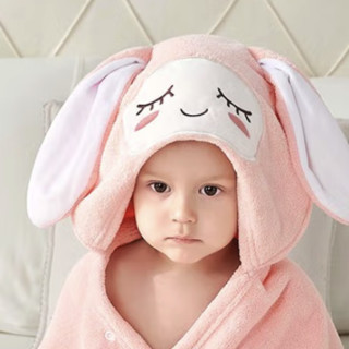 OUYUN 欧孕 OY486-2 婴儿带帽浴袍 莱纳兔 135*65cm