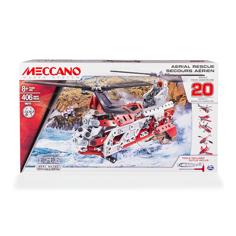 Meccano 6028598 20型号-空中救援直升机