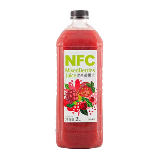 日鲜沛 NFC 混合莓果汁2L鲜榨果汁营养好喝 1瓶