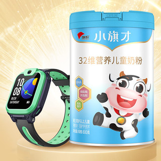 BANNER DAIRY 旗帜 小旗才系列 32维营养儿童奶粉 国产版 800g+小天才电话手表