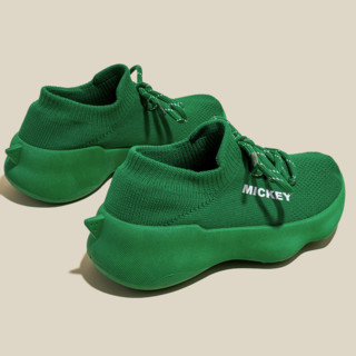 Disney 迪士尼 XC22A008 儿童休闲运动鞋 绿色 33码