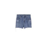 UNIQLO 优衣库 女士牛仔短裤 445325 宝蓝色 155/62A