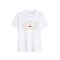 Gap 盖璞 男女款圆领短袖T恤 848801 白色 M
