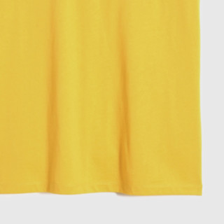 Gap 盖璞 男女款圆领短袖T恤 848801 金黄色 XS