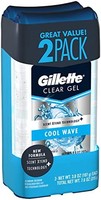 Gillette 吉列 Cool Wave 清爽凝胶，3.8 盎司（107g），2 支（包装可能有所不同）